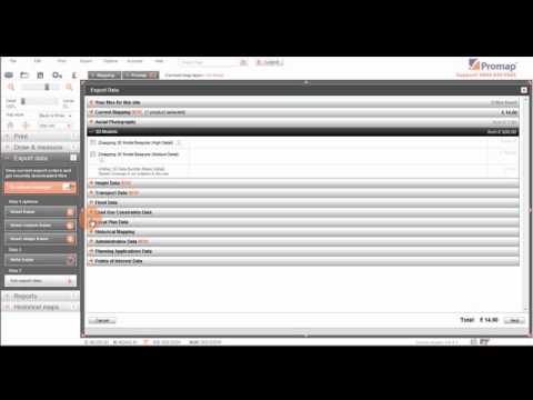 How to select your export data