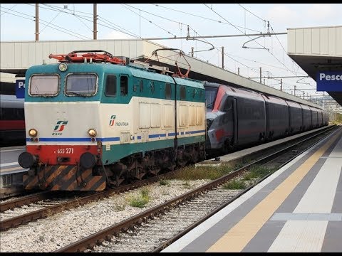 E655-271 in soccorso all'ETR 700.10 a Pescara Centrale!