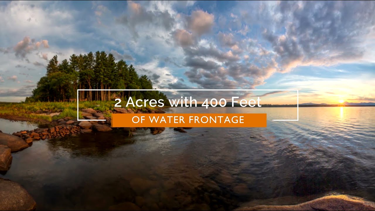 Land for Sale "The Pointe" Kezar Pond, Fryeburg Maine YouTube