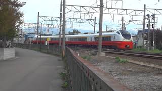 E751系つがる6号　秋田行き(電笛+空笛)