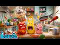 Larva Movie 2026: 🍳😂 Yellow Got Stuck In Red’s Angry Kitchen Destruction Disaster
