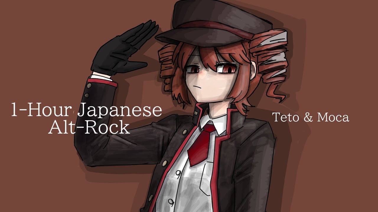 [Emotional & Loud] 1 Hour Japanese Alt-Rock/Kasane Teto & MIyamai Moca(重音テト&宮舞モカ)【オリジナル曲集】