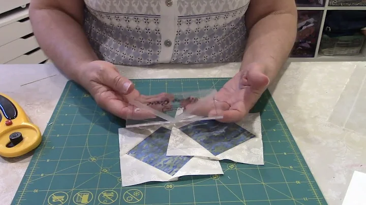 How to use the Bloc Loc Flying Geese Ruler with Phyllis for Mad Moody Quilting Fabrics
