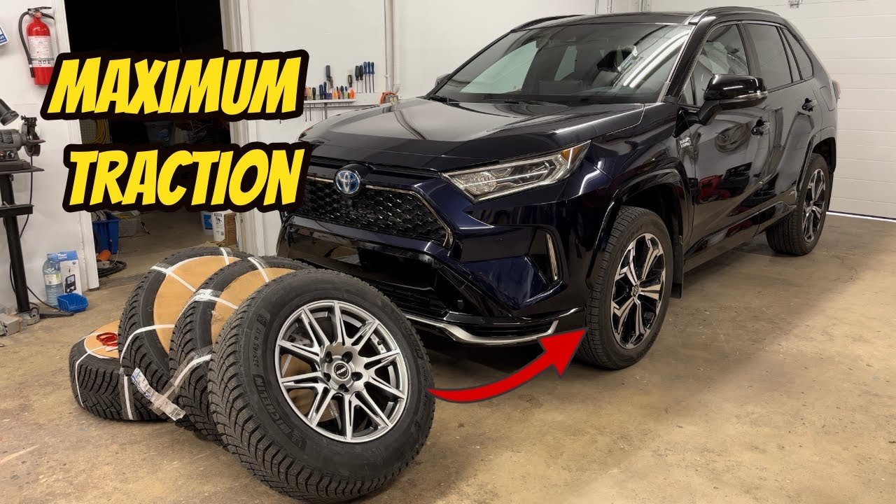 RAV4 Prime Winter Wheels & Tires [STUDDED] YouTube