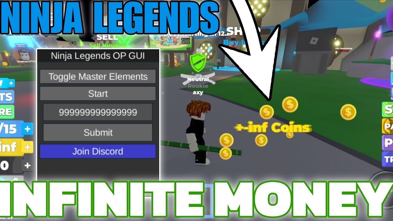 (KEYLESS) Ninja Legends INFINITE MONEY | Pastebin 100%
