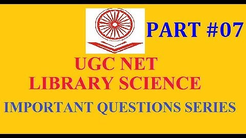 imp Questions series 7 I UGC NET LIBRARY SCIENCE I RSMSSB LIBRARIAN