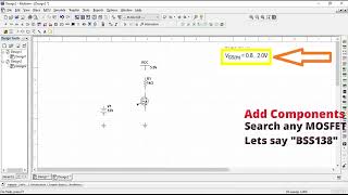 Vth Of Mosfet Measurement Bss-138 Multisim Simulate Electronics