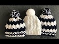 Easy Crochet baby hat/four sizes crochet hat