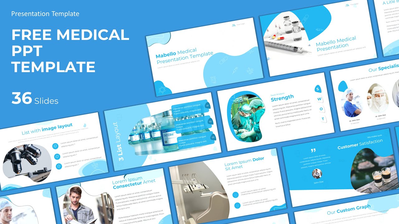 Free Medical PPT Template Kesehatan - Presentation Template