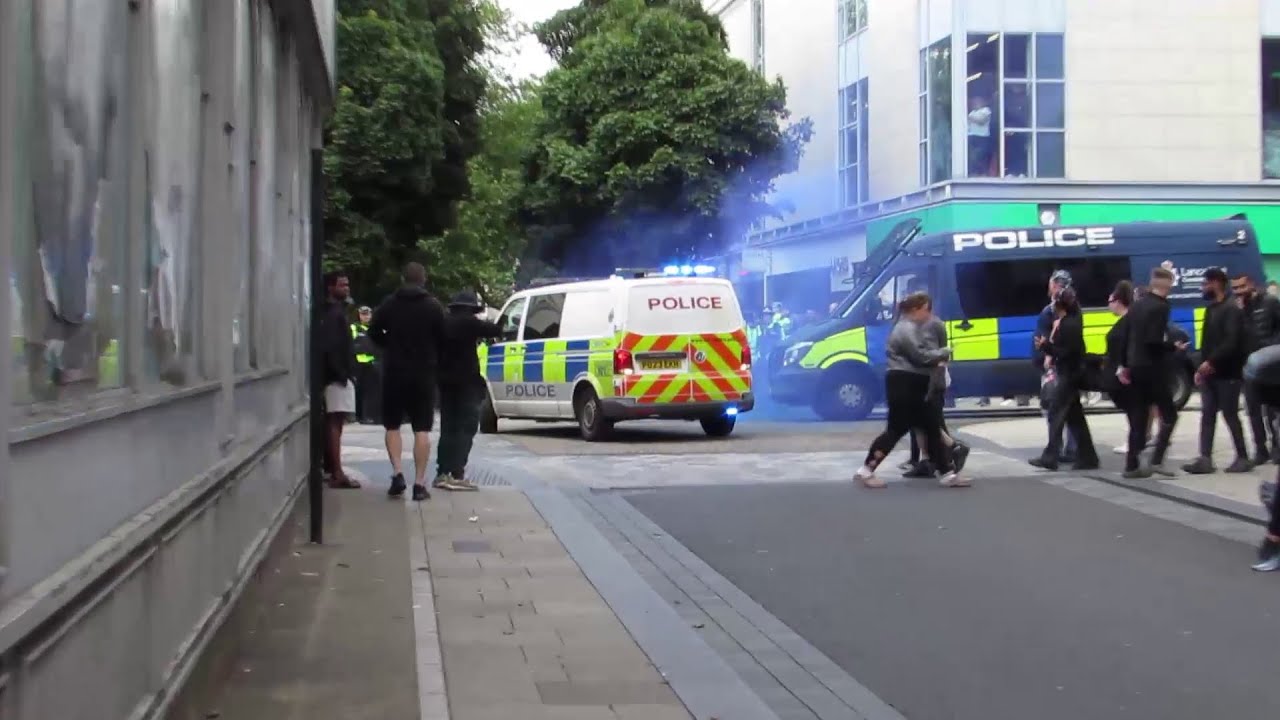 Preston Flag Market Protest. Saturday 3rd August 2024.
