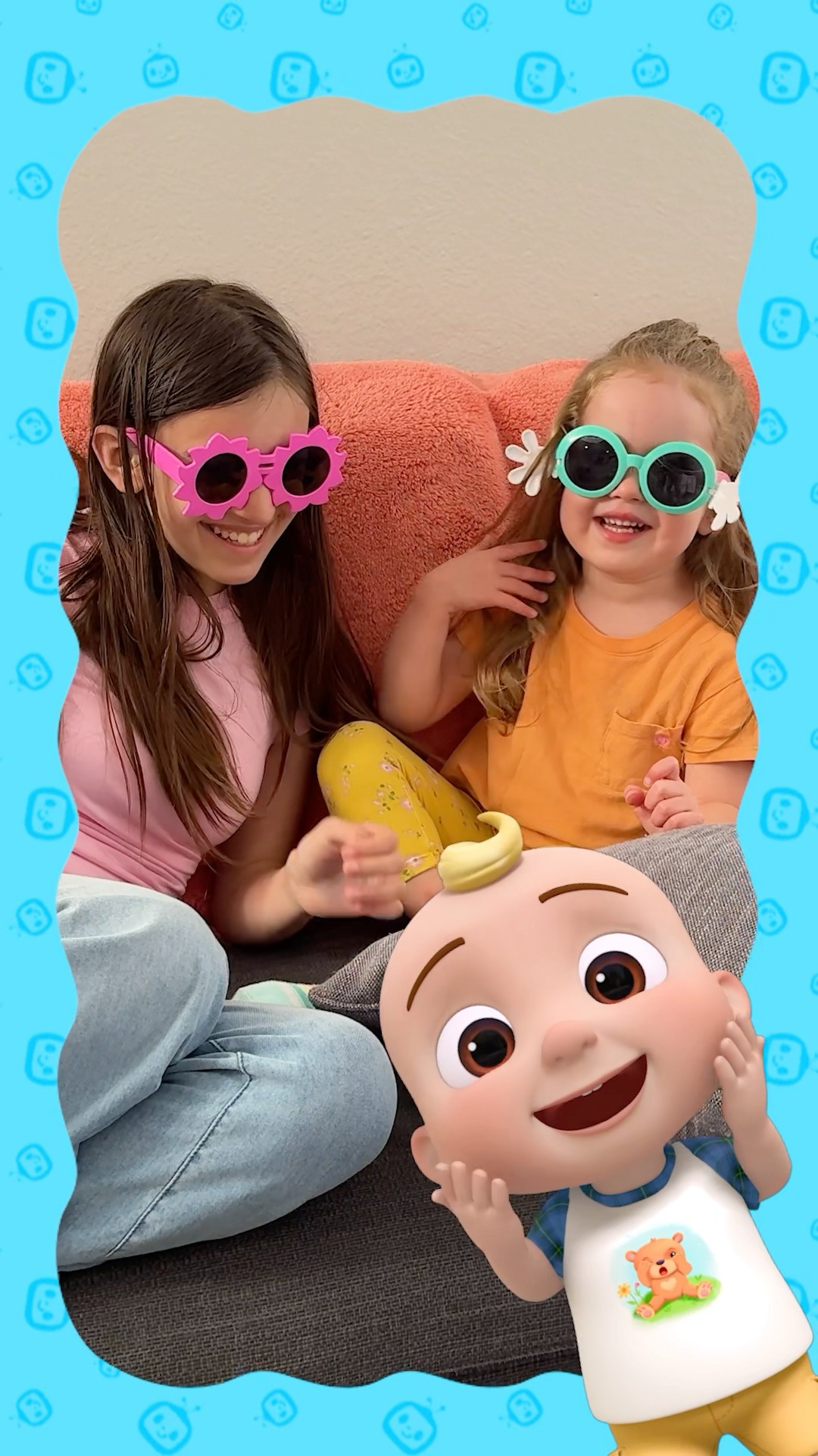 Where is BABY? Sisters Play Peek a BOO??! #cocomelon #shorts