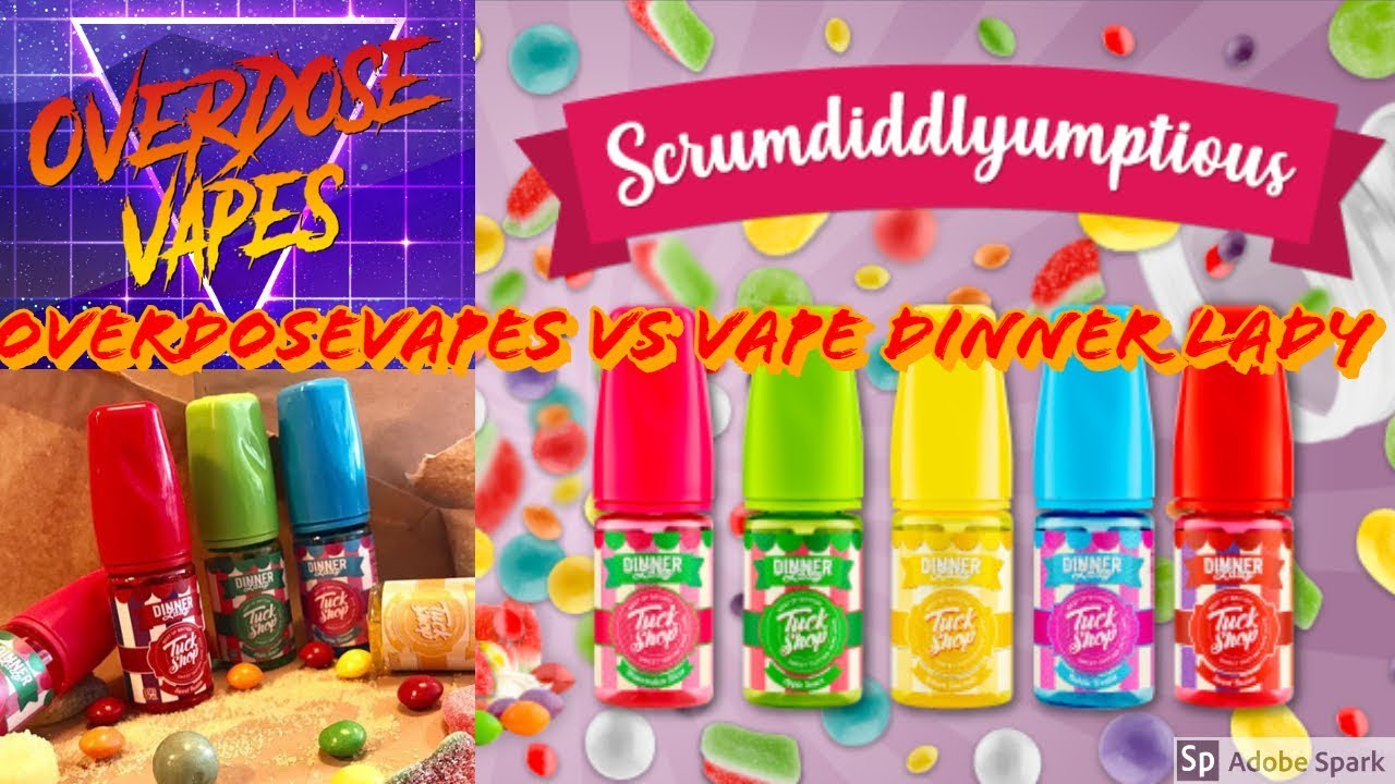 Tuck Shop | Lemon Sherbets by Vape Dinner Lady | New E-Liquid Line | Review