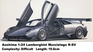Aoshima 1:24 Lamborghini Murcielago R-SV Kit Review