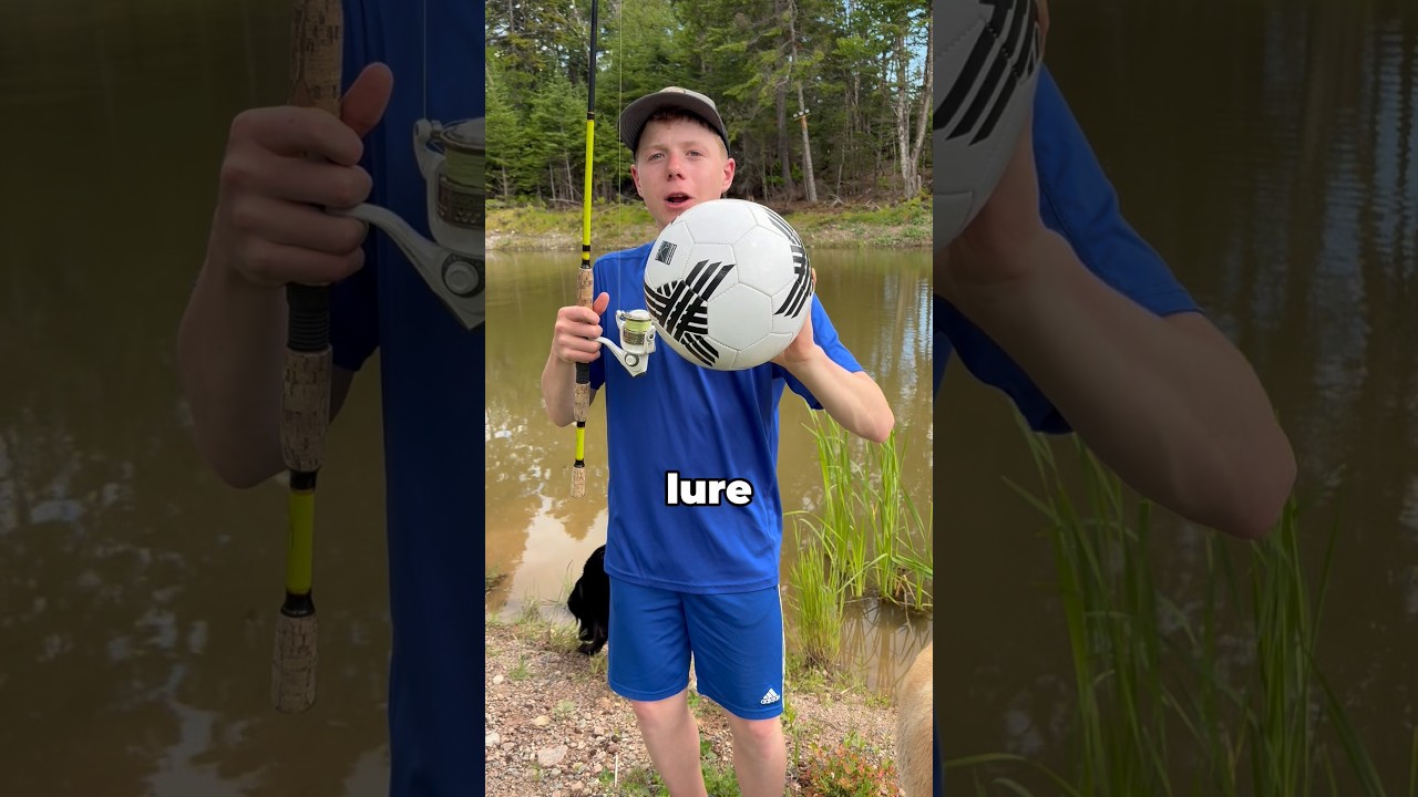 I Made A Football/Soccer Fishing Lure... ⚽️🎣 #fishing
