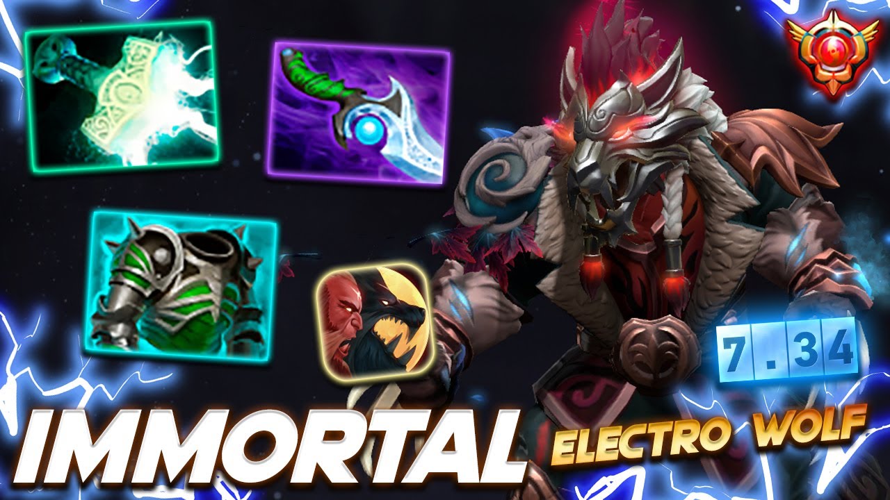 Lycan Immortal Electro Werewolf - Dota 2 Pro Gameplay [Watch & Learn] -  Youtube