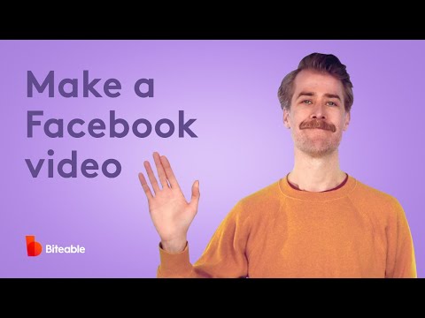 how to create a video on facebook
