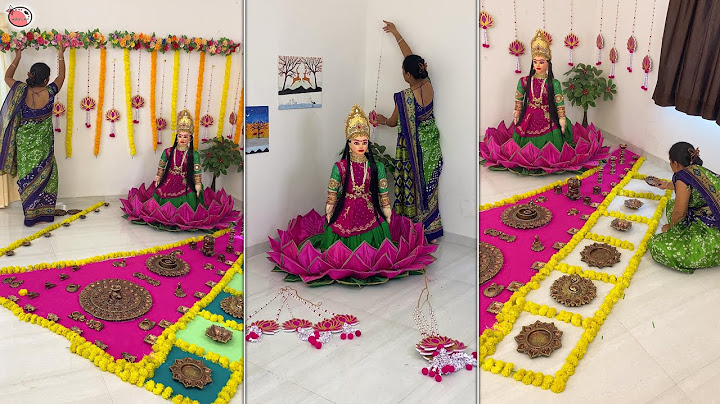 Indian traditional rituals - Lakshmi Puja - Hindu Deity Pujan - Supreme goddess of Vaishnavism