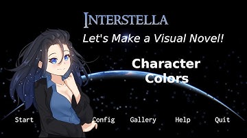 Make a Visual Novel in Unity 2023 - Episode 08 (part2) Setting Character Colors