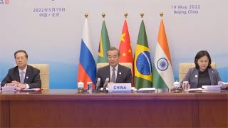 Chinese FM Wang Yi pushes for multilateralism on BRICS summit