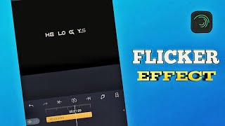 flicker text in alight motion | blink text tutorial in alight motion | simple & easy