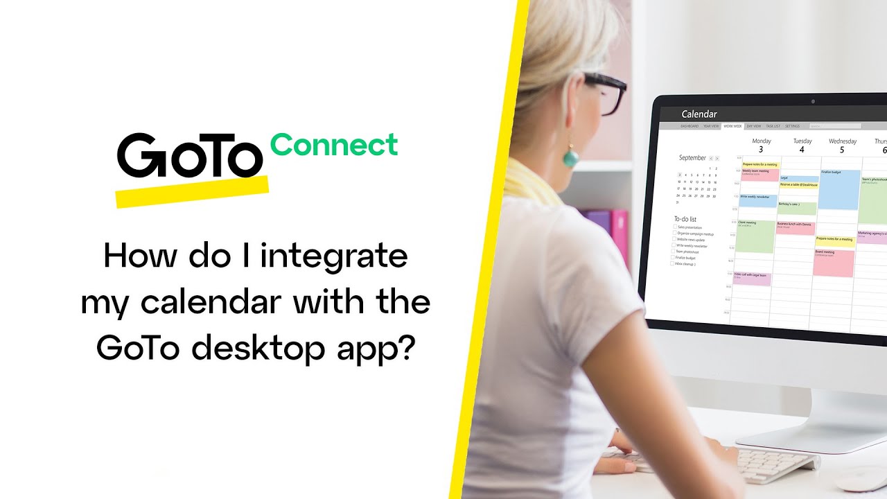 How do I integrate my calendar with the GoTo desktop app? YouTube