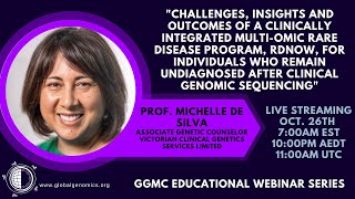 GGMC Educational Webinar Series: "Challenges, Insights and Outcomes of #RDNow