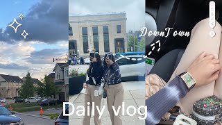 First week in canada vlog 🇨🇦 riverside park ☘️ Cat cafe 🐈‍⬛ Downtown 🌧️