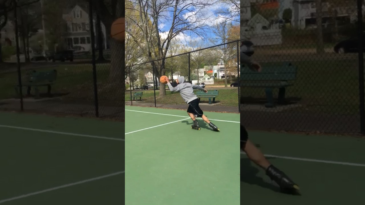 Basketball Moves + Skating Skills 🏀🛼🤯 Ryan Cohen Inline Skates RollerBlades 