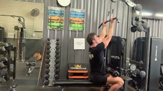 Synergy Supinated Lat Pull Down demonstration