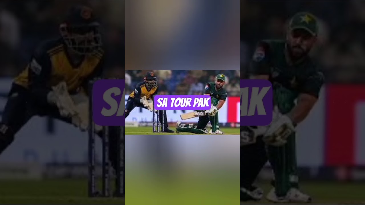 Pak vs SA Series 
