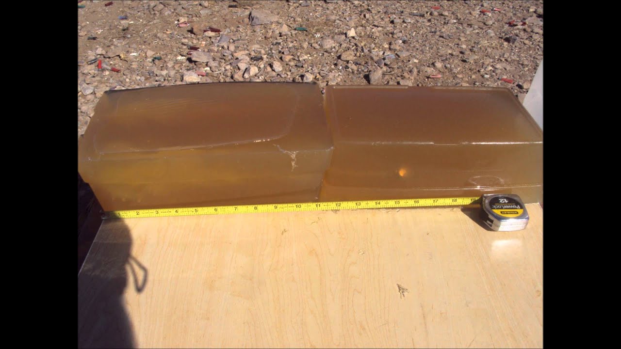 Gel test 10MM 200 gr XTP 1,142 fps gelatin test YouTube