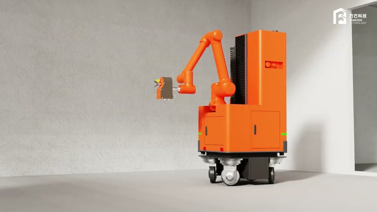 3-in-1 Wall Finishing Robot - 5X Faster, 90% Labor Saved - YouTube