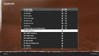 How to Find the celebrations and how to showboat College Football 25