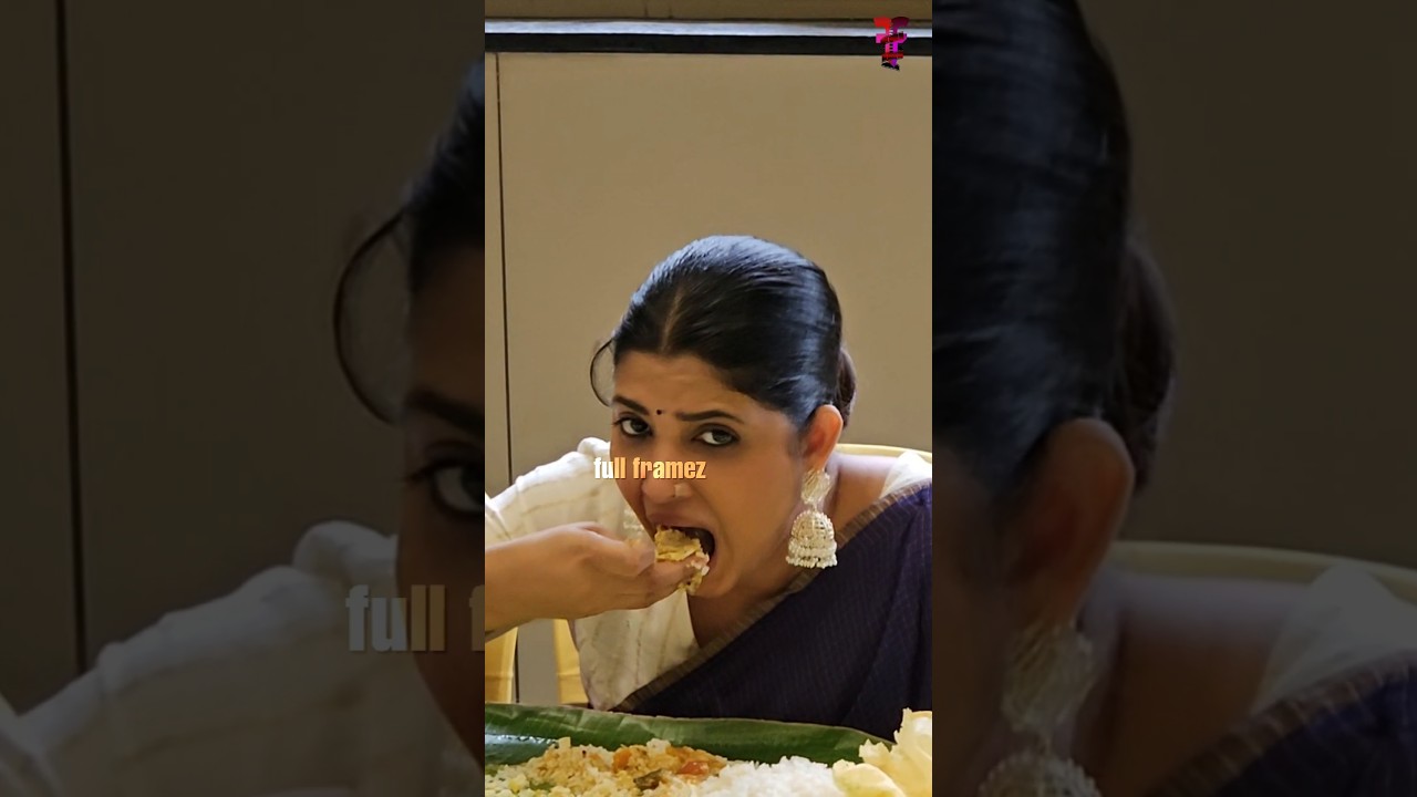 പാലക്കാടൻ സദ്യ ആസ്വദിച്ചു കഴിക്കുന്ന ദിവ്യപ്രഭയും ദർശനയും 😍🥰 