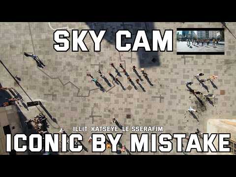 [KPOP IN PUBLIC] - LE SSERAFIM x ILLIT x KATSEYE - 'ICONIC BY MISTAKE' - [DANCE COVER] [SKY CAM]