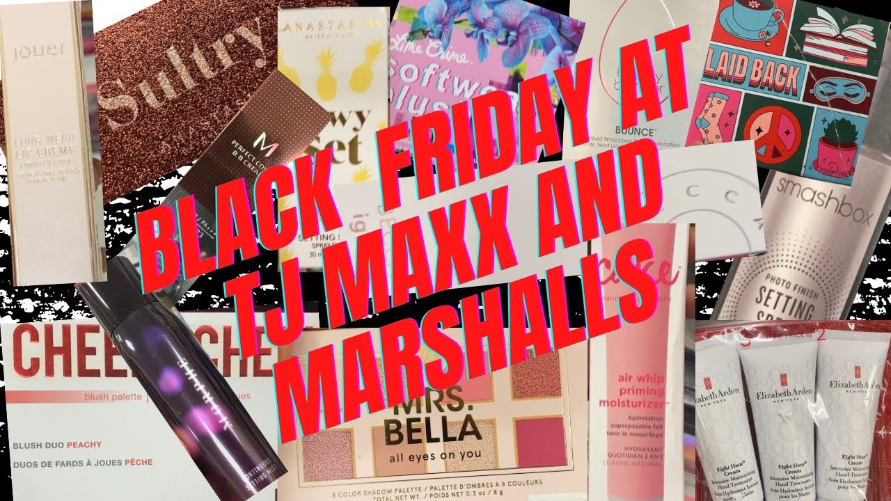 Black Friday at TJ MAXX AND MARSHALLS SHOP WITH ME YouTube