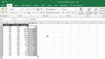 ¿Cómo calculo el 10% de un número en Excel?