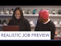 Realistic job preview business account executive
