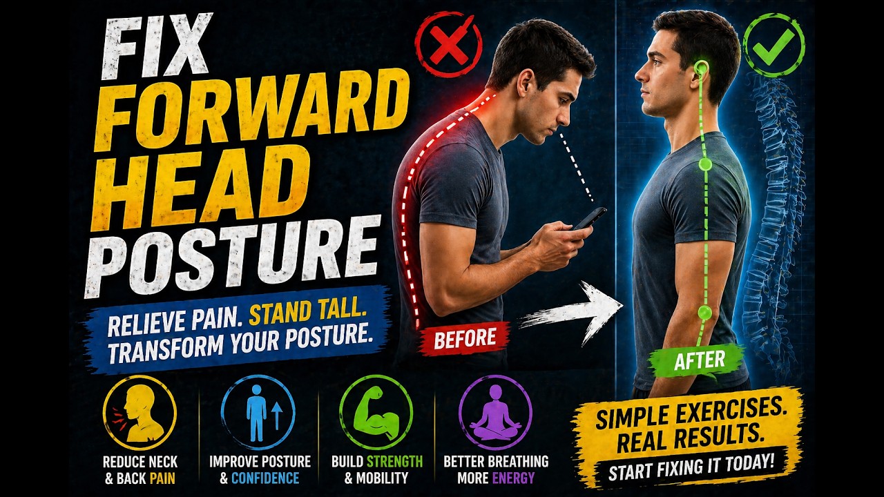 Fix Forward Head Posture: Eliminate “Tech Neck” & Rebuild a Strong, Pain-Free Neck