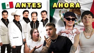 🇪🇸 ESPAÑOLES REACCIONAN a MÚSICA REGIONAL MEXICANA 🇲🇽😱 **antes vs ahora**