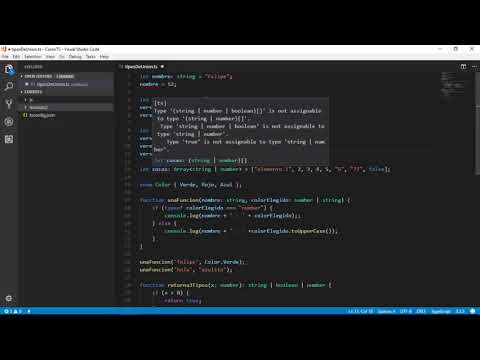 Tipos de Unión | Variables y Tipos | Programando en TypeScript