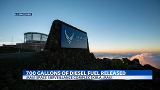 700 gallons of fuel spilled at the Maui Space Surveillance Complex at Haleakala summit