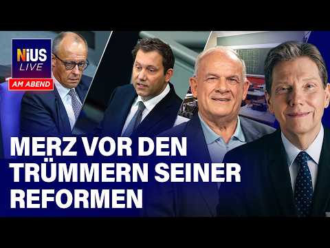 Kanzler Merz steht vor dem Trümmerhaufen seiner Reformen I NIUS Live am Abend 08.09.2026