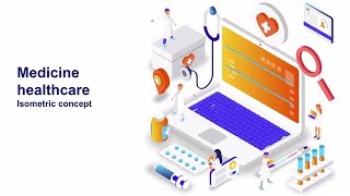 Medicine Healthcare - Isometric Concept After Effects Templates