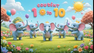 Elephant Counting Song | Learn Numbers 1 to 10 with Elephants | Educational Kids Songs Elephant Counting Song | Learn Numbers 1 to 10 with Elephants | Educational Kids Songs