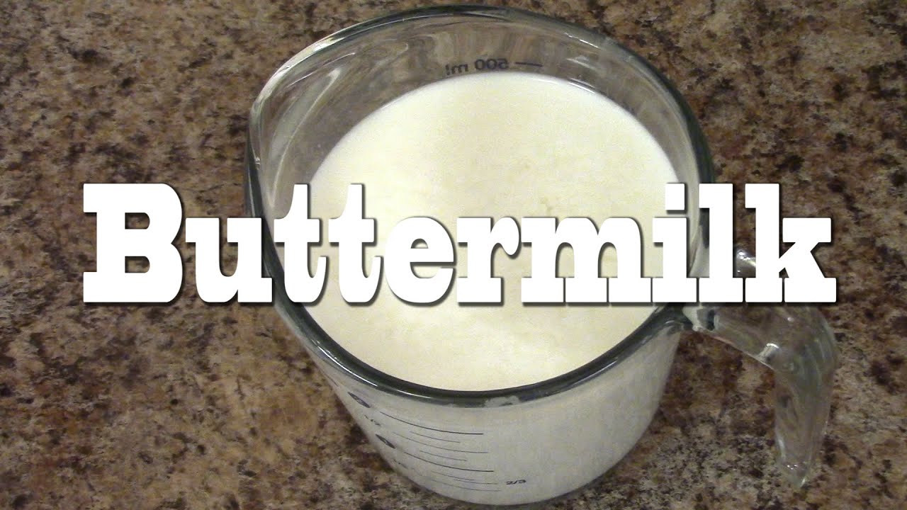 How to make buttermilk YouTube