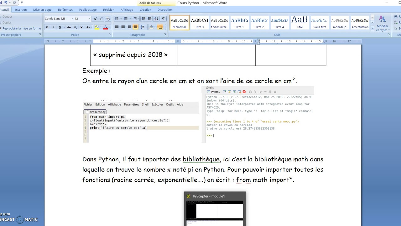 Python partie 3 - YouTube