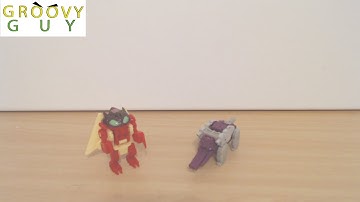 #TRANSFORMERS - TITAN MASTERS: REPUGNUS AND SHUFFLER!
