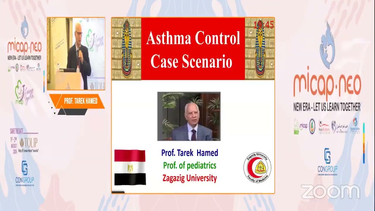 Asthma Control Case Scenario Prof Tarek Hamed Pediatric Pulmonology Zagazig University