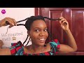 I did my hair with special Nigerian thread (RÓBÀ ÌKÓRUN)) / My husbands first attempt at revenge!!